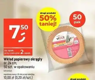 Dealz Foremki papierowe do frytkownicy 24 cm Vigo! oferta