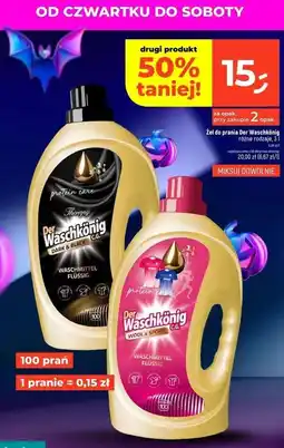 Dealz Żel do prania black Der Waschkonig oferta