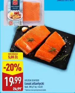ALDI Łosoś atlantycki świeży filet Golden Seafood oferta