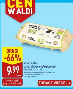 ALDI Jajka Wesoły Kurnik Bio z chowu ekologicznego oferta