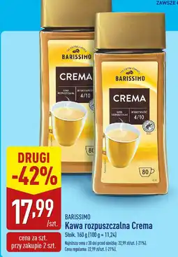ALDI Kawa rozpuszczalna Crema Barissimo oferta