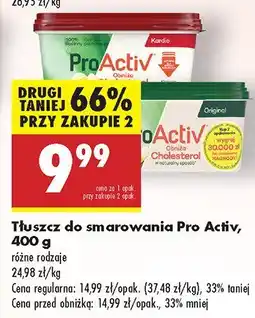 Biedronka Tłuszcz do smarowania Pro Activ różne rodzaje oferta