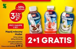 Żabka Napój mleczny Mullermilch różne rodzaje oferta