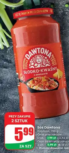 Dino Sos Dawtona słodko-kwaśny z ananasem oferta