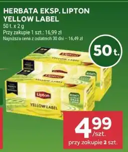 Stokrotka Market Herbata eksp. Lipton Yellow Label oferta