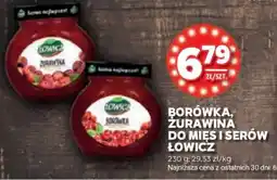 Stokrotka Market Borówka, Żurawina do mięs i serów Łowicz oferta