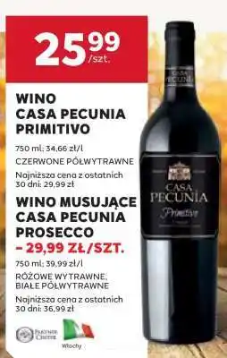 Stokrotka Market Wino Casa Pecunia Primitivo oferta