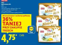 Lidl PILOS Masło ekstra 83% oferta