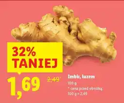 Lidl Imbir, luzem oferta