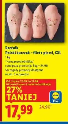 Lidl RZEŹNIK Polski kurczak – filet z piersi, XXL oferta