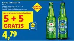 Lidl Heineken lub Heineken, 0.0% oferta