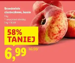 Lidl Brzoskwinie ciasteczkowe, luzem oferta