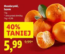 Lidl Mandarynki, luzem oferta