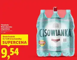 Lidl CISOWIANKA Woda mineralna niegazowana oferta