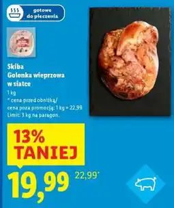 Lidl Skiba Golonka wieprzowa w siatce oferta