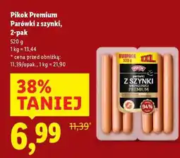Lidl Pikok Premium Parówki z szynki, 2-pak oferta