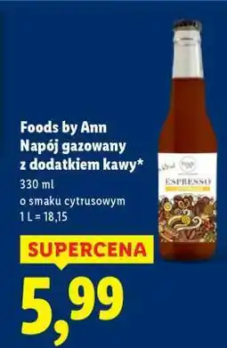 Lidl Foods by Ann Napój gazowany z dodatkiem kawy oferta