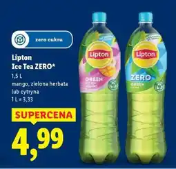 Lidl LIPTON Ice Tea Zero oferta