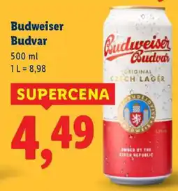 Lidl Budweiser Budvar oferta