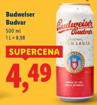 Lidl Budweiser Budvar oferta