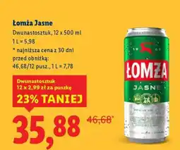 Lidl Łomża Jasne oferta