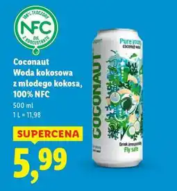 Lidl Coconaut Woda kokosowa z młodego kokosa, 100% NFC oferta