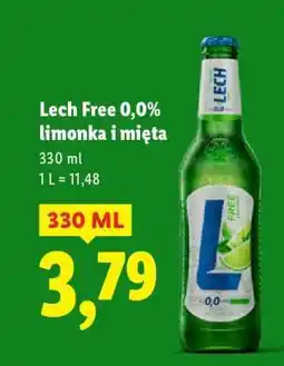 Lidl Lech Free 0,0% limonka i mięta oferta