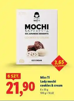 Lidl Miss TI Lody mochi cookies & cream oferta