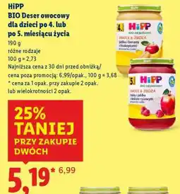 Lidl HIPP BIO Deser owocowy oferta