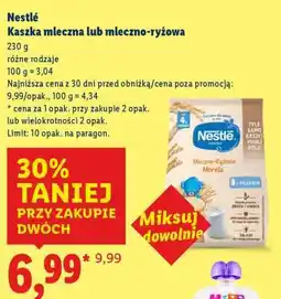 Lidl Nestlé Kaszka mleczna lub mleczno-ryżowa oferta