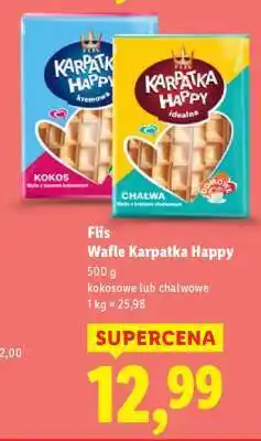 Lidl Flis Wafle Karpatka Happy oferta
