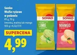 Lidl Sonko Wafle ryżowe w polewie oferta