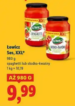 Lidl Łowicz Sos, XXL oferta