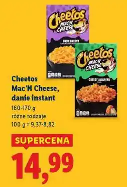 Lidl CHEETOS Mac`N Cheese, danie instant oferta