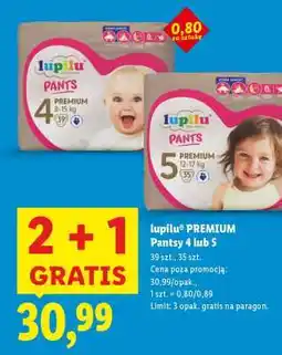 Lidl lupilu PREMIUM Pantsy 4 lub 5 oferta