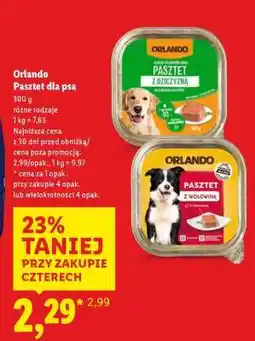Lidl ORLANDO Pasztet dla psa oferta