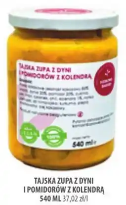 Społem Szczecin Tajska zupa z dyni i pomidorów z kolendrą oferta