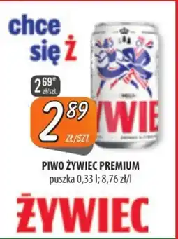 Społem Szczecin Piwo żywiec premium oferta