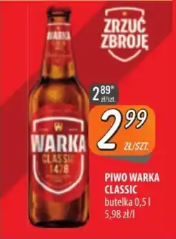 Społem Szczecin Piwo warka classic oferta