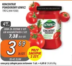 Społem Szczecin Koncentrat pomidorowy łowicz mw food oferta