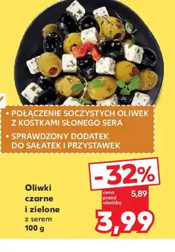 Kaufland Oliwki czarne i zielone z serem oferta