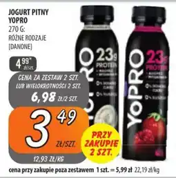 Społem Szczecin Jogurt pitny yopro danone oferta