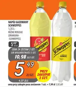 Społem Szczecin Napój gazowany schweppes oferta