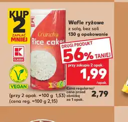 Kaufland Wafle ryżowe oferta