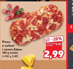 Kaufland Pizza z salami i serem Edam oferta