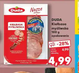 Kaufland Kiełbasa myśliwska Duda oferta