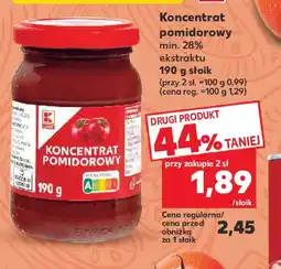 Kaufland Koncentrat pomidorowy oferta