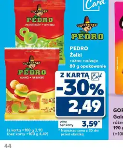 Kaufland Zelki Pedro oferta