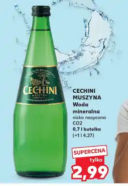 Kaufland Woda mineralna Cechini Muszyna oferta