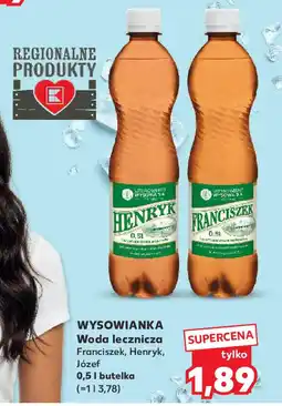 Kaufland Woda lecznicza Wysowianka oferta